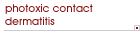 photoxic contact dermatitis