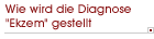 Wie wird die Diagnose „Ekzem“ gestellt