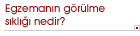 Egzemanın görülme sıklığı nedir?