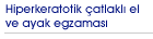 Hiperkeratotik çatlaklı el ve ayak egzaması