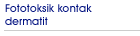 Fototoksik kontak dermatit