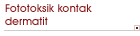 Fototoksik kontak dermatit