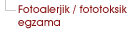 Fotoalerjik/fototoksik egzama